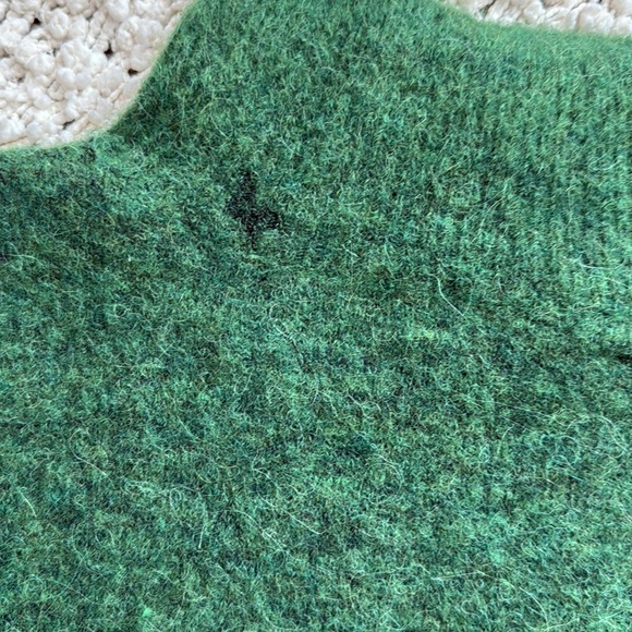 🍀 Topshop Textured Funnel Neck Sweater in Green 🍀 - Picture 8 of 8